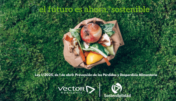 Infografía sobre la Ley 1/2025 para reducir el desperdicio alimentario en España
