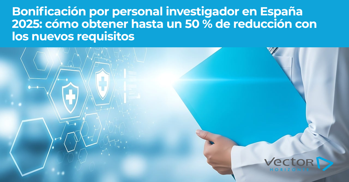 Bonificación personal investigador España 2025
